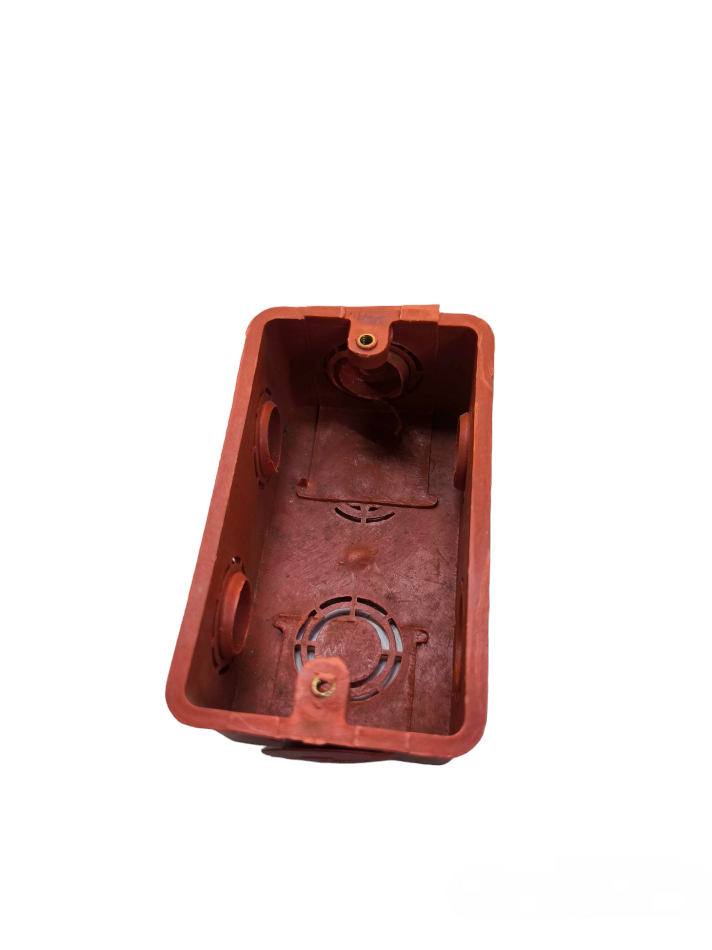 Elephant 2x4 electrical utility box in sturdy plastic for easy electrical installations