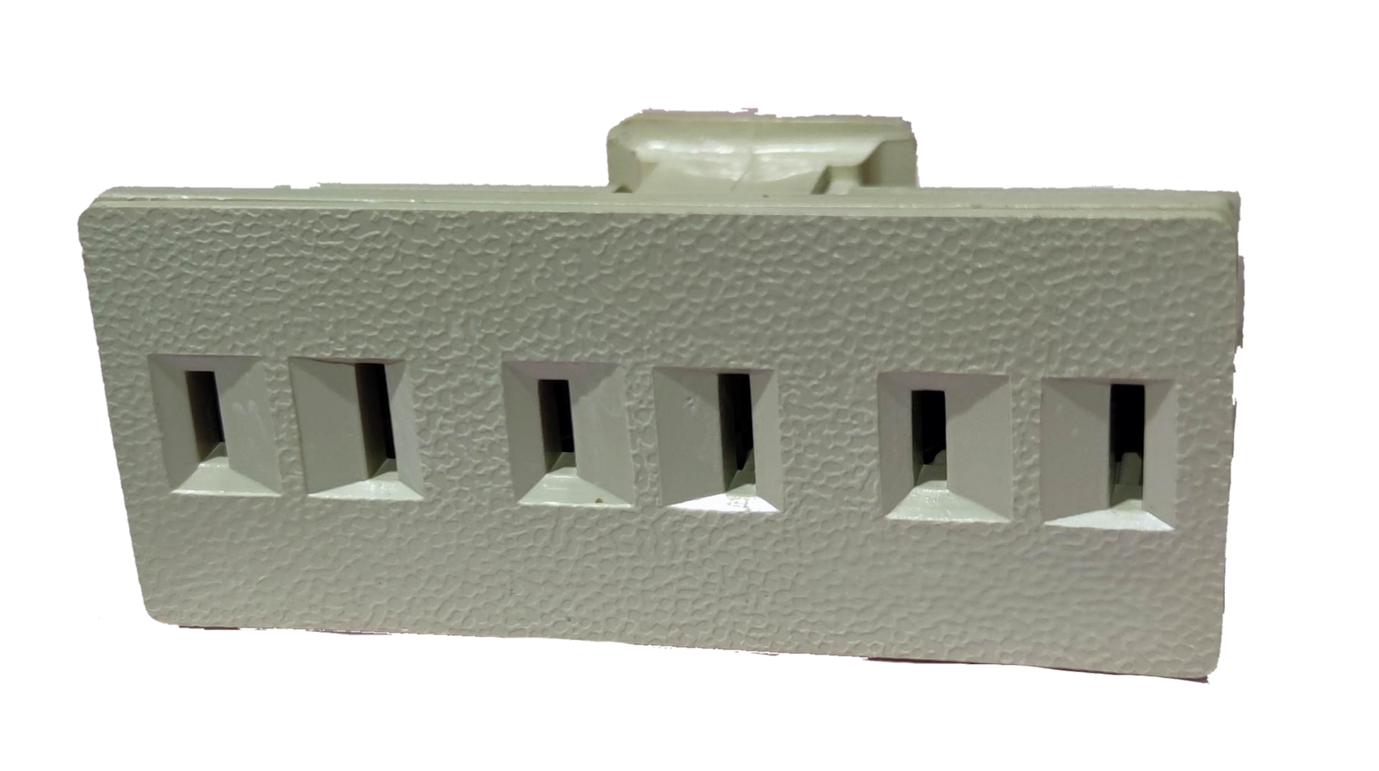 Surer 3 Gang Outlet Tap 15A 125V white electrical power extension with three sockets