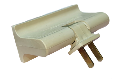 Surer 3 Gang Outlet Tap 15A 125V white electrical adapter with three outlets and plug
