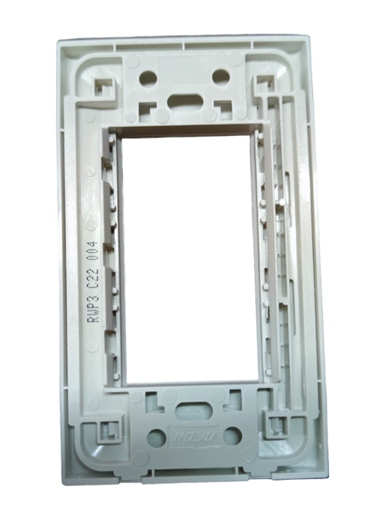Royu 3 Gang Plate Wide Series Backbox for Easy Installation of Power Points and Switches