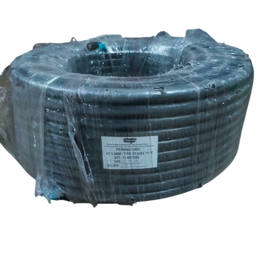 Phelps Dodge 3.5mm industrial power cable 25m 4 core wrapped in plastic packaging