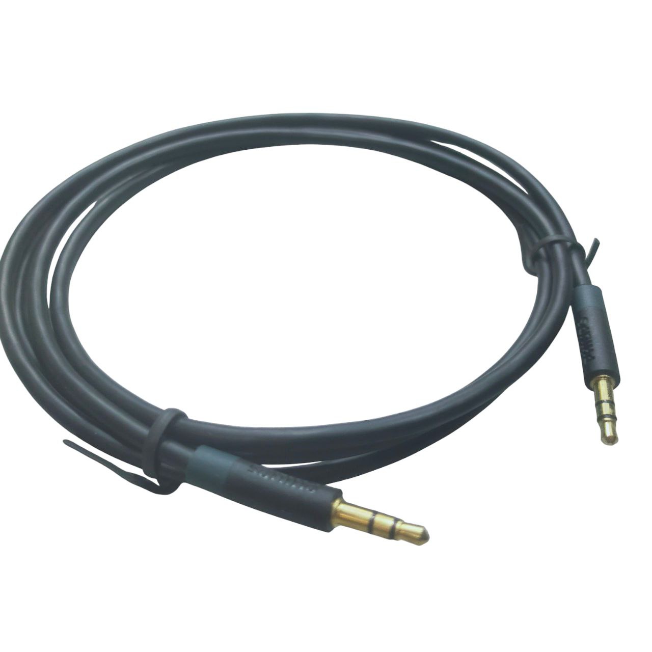 3.5mm to 3.5mm AUX Cable Durable Hi-Fi Audio Black 1.5 Meters