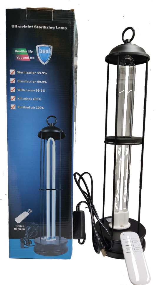 Denko UV-C Lamp with Remote Timer and Frame 38W (Germicidal Lamp)