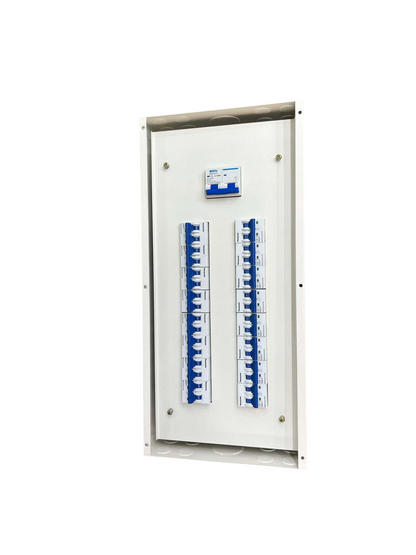 Panel Board 125A 2 Pole Miniature Circuit Breaker Main ( Royu) with 16 Branches 2pole Miniature Circuit Breaker ( Pansonic)