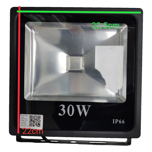 China 30W LED Floodlight 220V Black Light IP66 UV-A