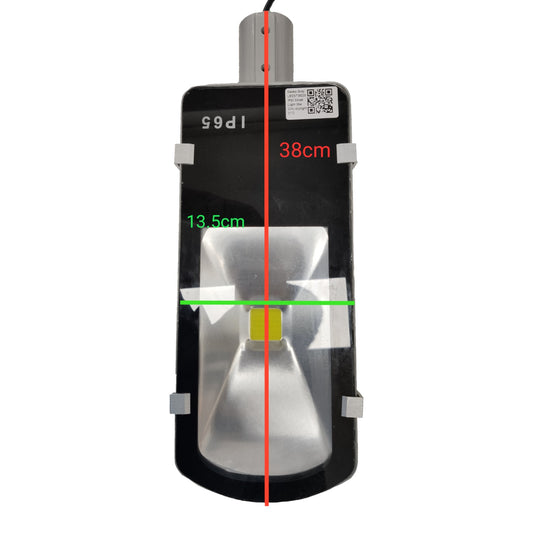 Measurement device with digital display on a white background