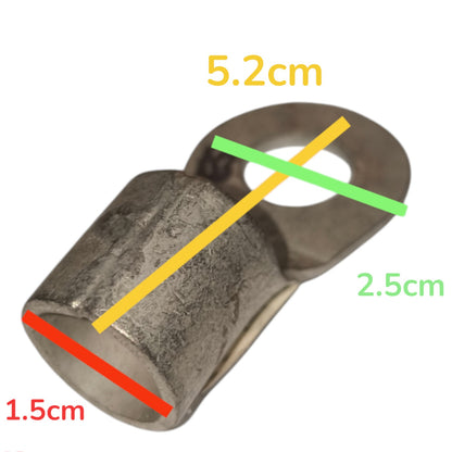 80mm² to 100mm²  Wire Size Short Barrel Terminal Lugs Crimp Type SC 80-12