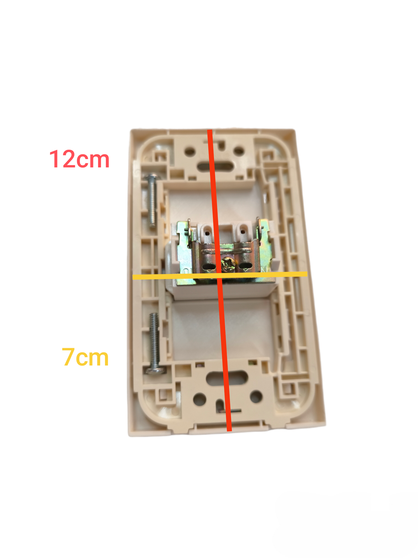 Omni 1 Gang Cable TV Outlet with Plate Cover WWP-110+WWV-301