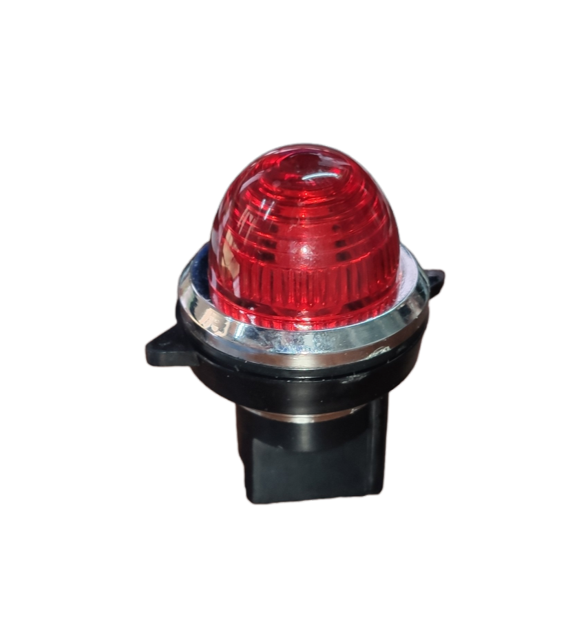 Auspicious 30mm pilot lamp 220V with red dome indicator light for work and safety signals