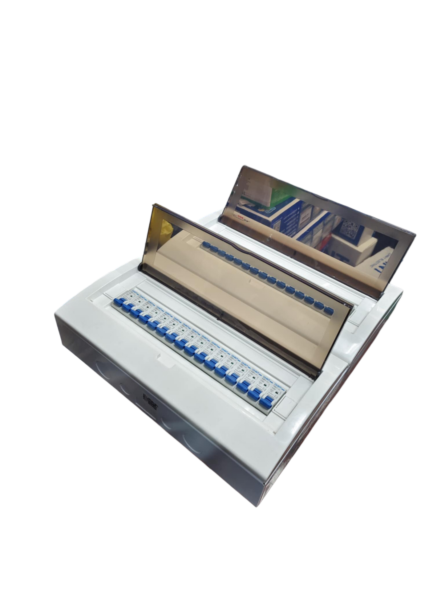 Chint electrical box with 31 Branches 1Pole Miniature 32 Ways circuit breakers and protective cover