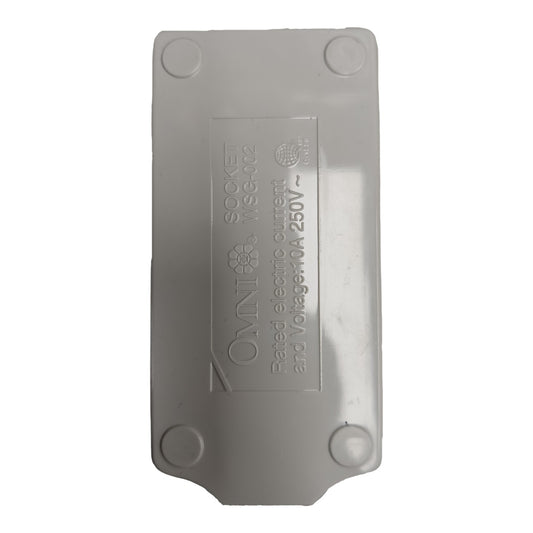 Omni 2 Gang Extension Universal Outlet with Ground 2 Gang, Surface Type Outlet with Ground WSG-002