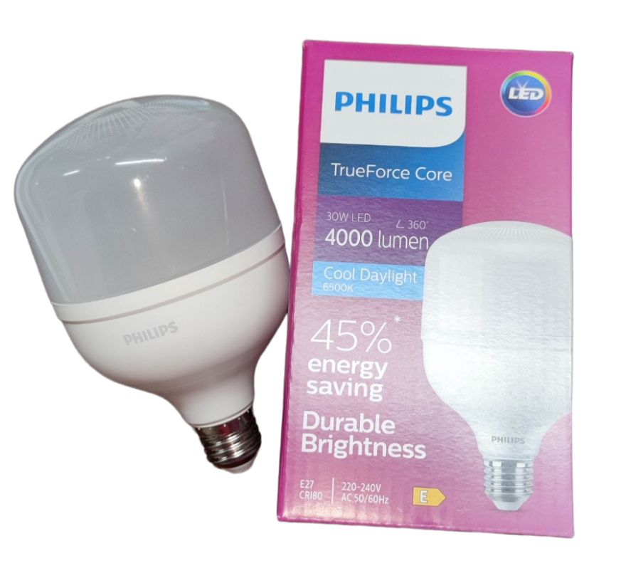Philips 30W LED Capsule Bulb E27 220V True Force Core, 30W LED Bulb E27 220V