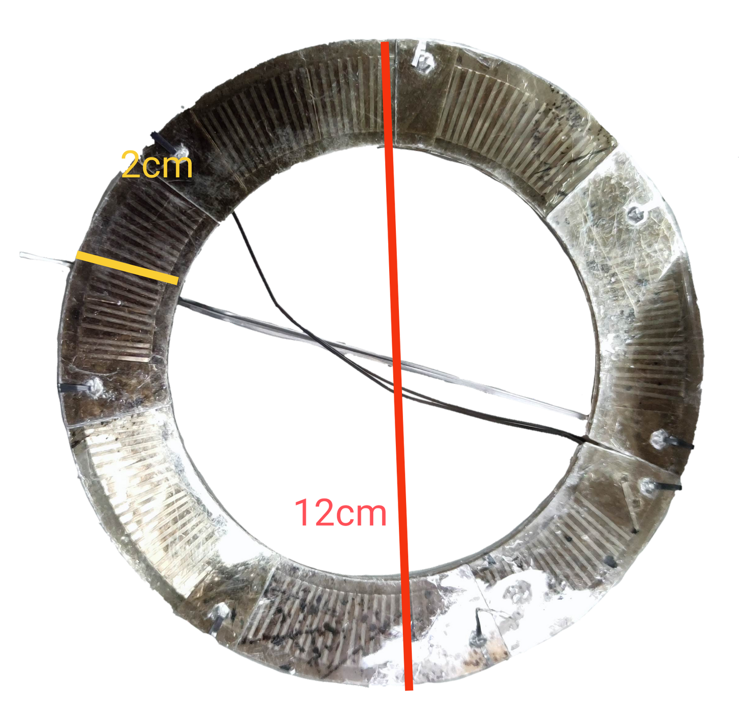 350W rice cooker spare part 12cm Diameter with clear markings for easy installation.