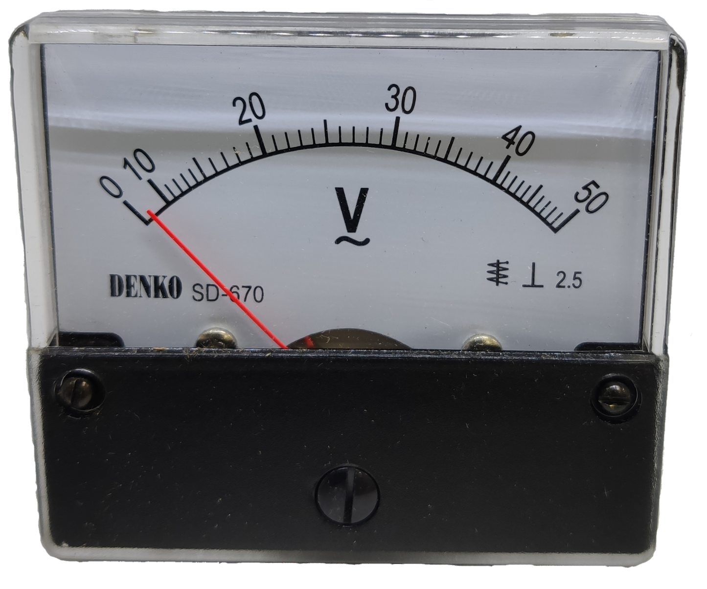 Denko Panel Meter 50V AC 60 x 70mm