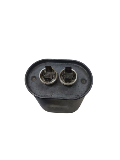 35uF 370V AC Running Capacitor - top view showing terminals, Electx Electrical Supply