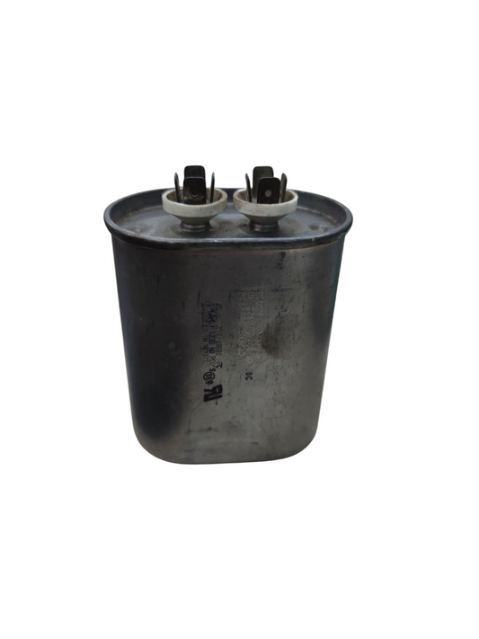 35uF 370V AC Running Capacitor - front view showing terminals, Electx Electrical Supply