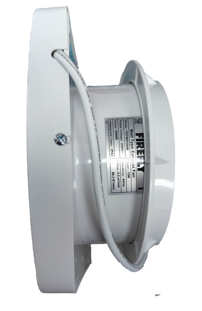 Firefly Exhaust Fan 6" 220V Wall Type with Shutter, Exhaust Fan 6 Inches 220V FEFW22/06W