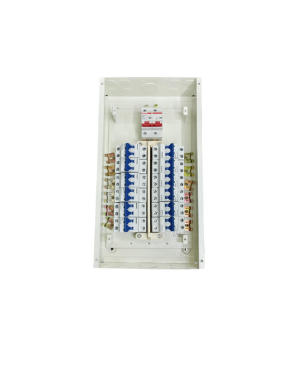 Koten Panel Board 125A 2Pole Main Himel Miniature Circuit Breaker Metal with 12 Branches 2 Pole (Panasonic)