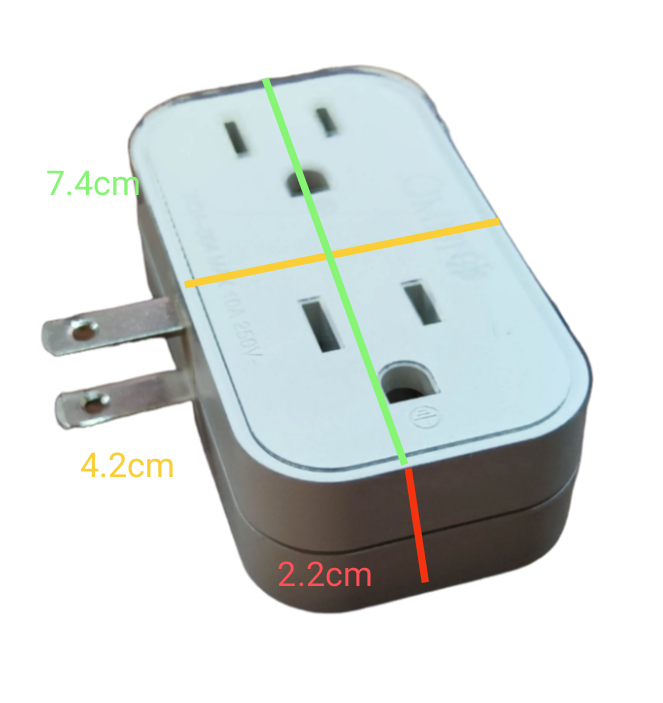 Omni 4 Gang Outlet Adaptor 10A 250V WDA-004