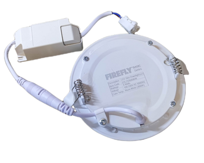 Firefly 6W LED Round Recessed Slim Downlight 220V Warm White 120mm