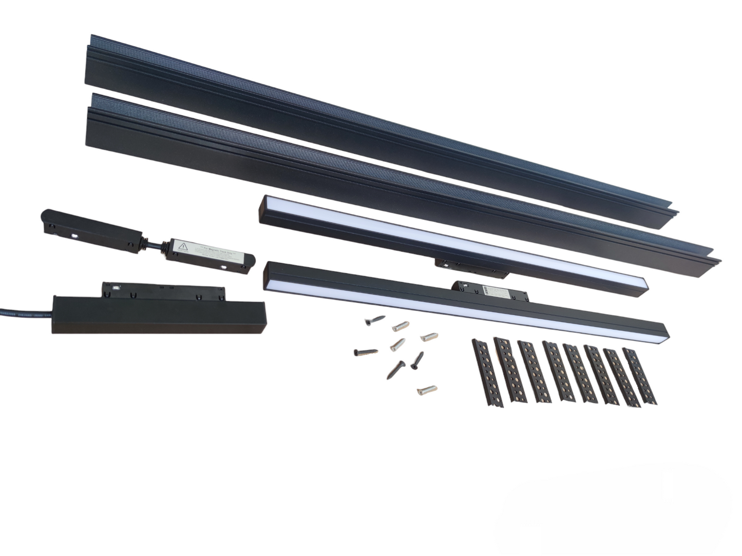 ILLUMIQ TERRA Magnetic Track Light 2 Meters 26mm with 4pcs 18W LED Foldable Grille Track Light 220V Warm White 3000K