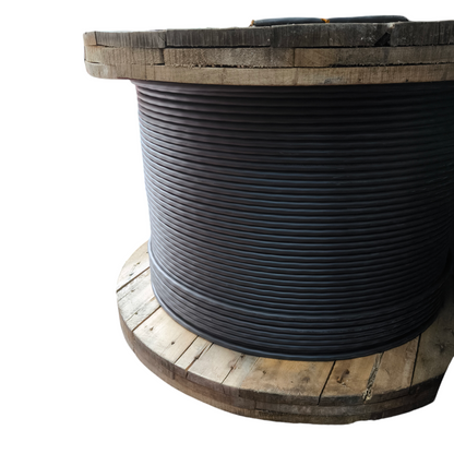 Philflex Power Cable Heavy Duty Wire rolled on large wooden spool for industrial use