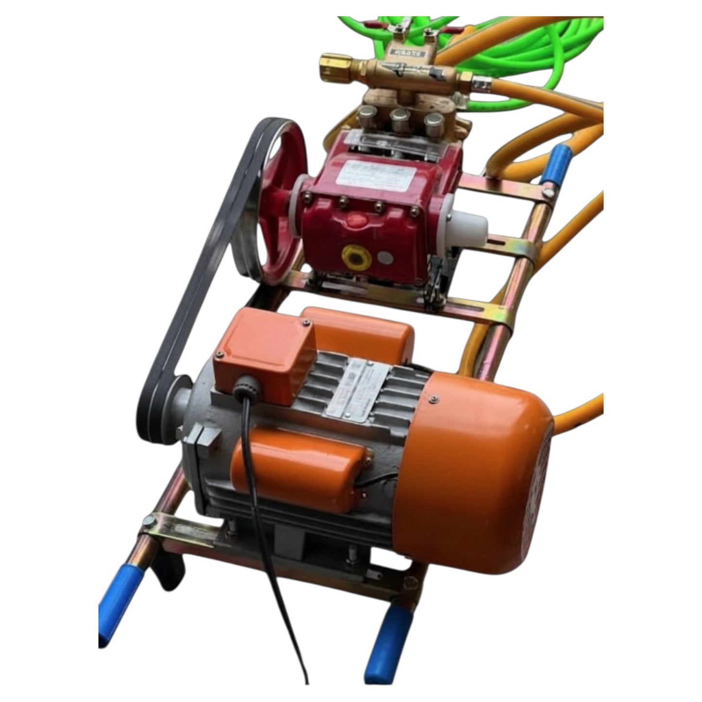 3 HP Power Sprayer Industrial High Pressure Aluminum Coil Motor Electric Engine 220V ( Assembled) Electx Electrical Supply