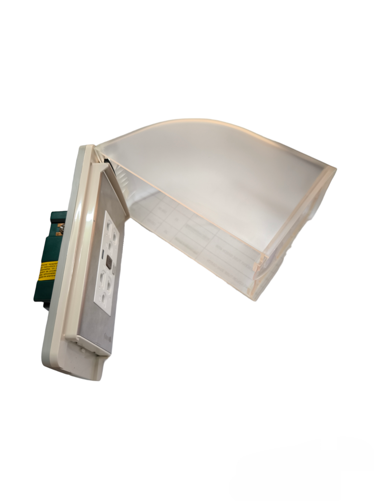 Omni Weatherproof GFCI Duplex Outlet with Stainless Plate 20A 250V WPP-605+WWP-113S+WD933