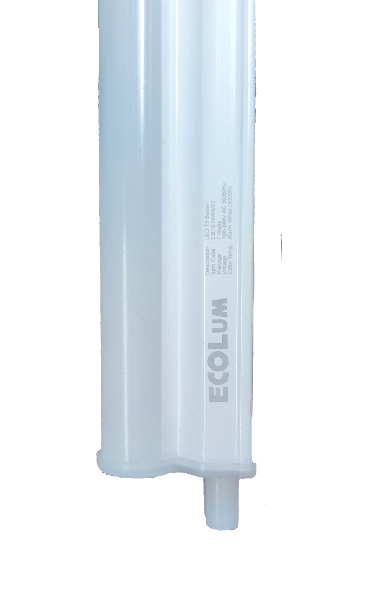 Ecolum 7W T-5 Batten LED 220V 7W LED T5 Fluorescent Tube 7W 220V  570mm Length Available in Warm White and Daylight