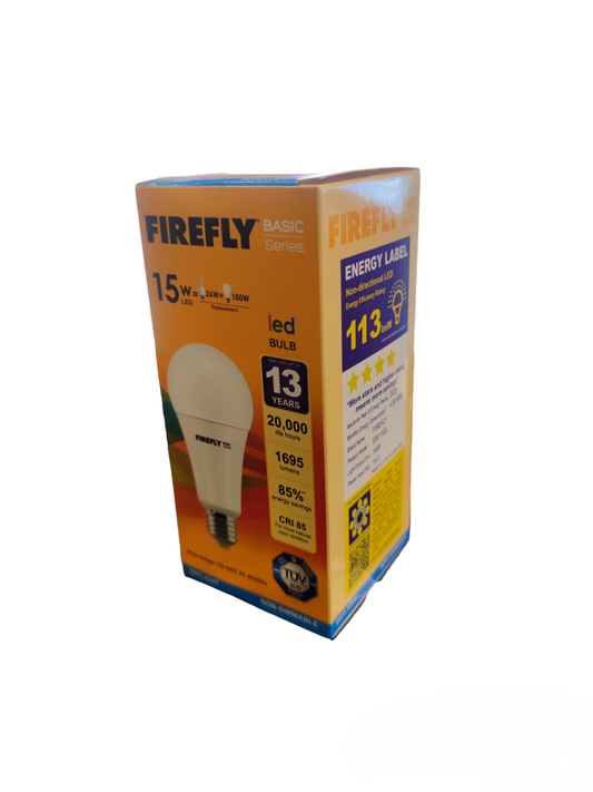 Firefly 15W LED Bulb E27 220V Daylight 6500K