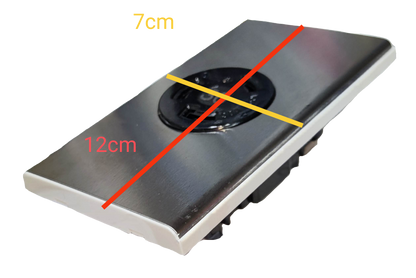 Omni 30A Twistlock Outlet with Plate 220V , 30A Twist Lock Outlet with Plate Cover 2P+E WWG-30HD, High Power Heavy Duty Outlet with Plate