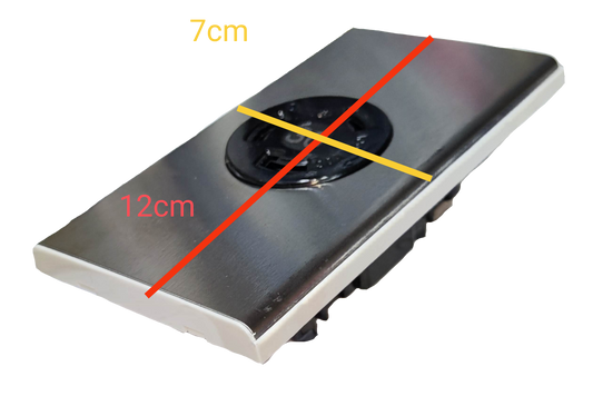 Omni 30A Twistlock Outlet with Plate 220V , 30A Twist Lock Outlet with Plate Cover 2P+E WWG-30HD, High Power Heavy Duty Outlet with Plate