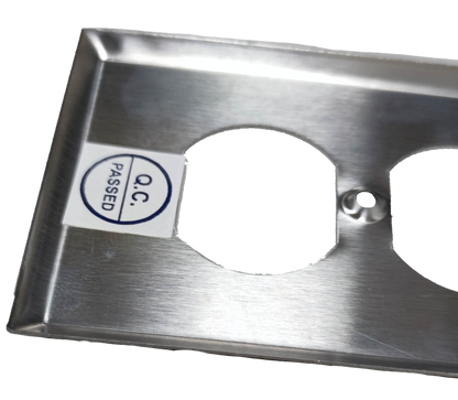 Eagle 2 Gang Stainless Plate for Eagle Classic Outlet