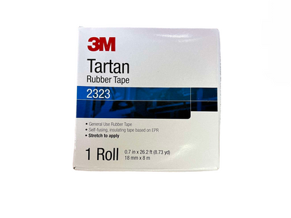 3M electrical insulation rubber tape on a white packaging with product details and size information