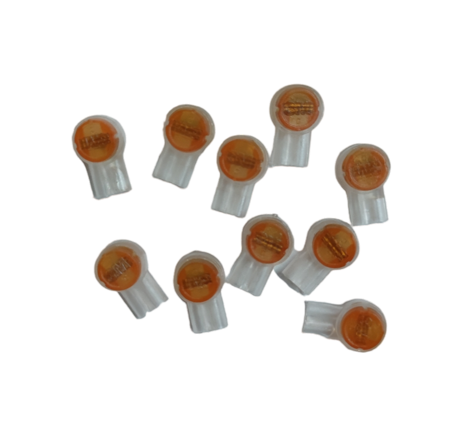 Electx Electrical Supply Scotchlok UY Connector 3M pack of electrical wire connectors with orange caps