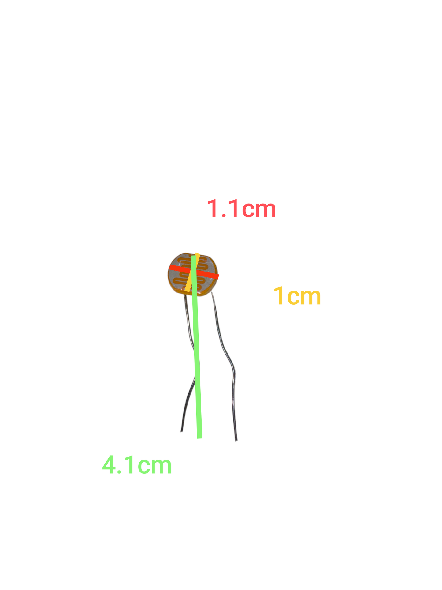 Light Depended Resistor 11mm, Light Sensor