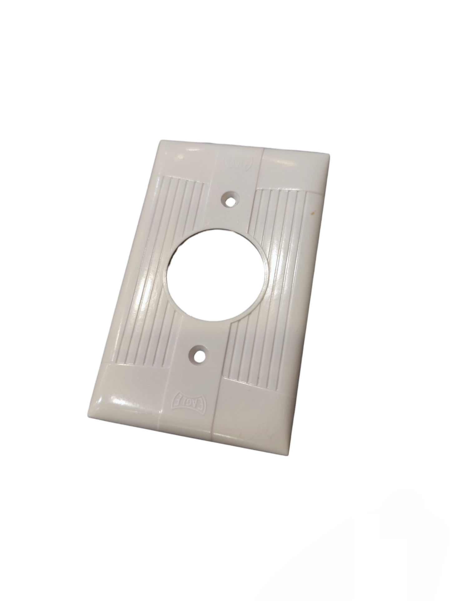Eagle 35mm Round Plate Cover White 131-C