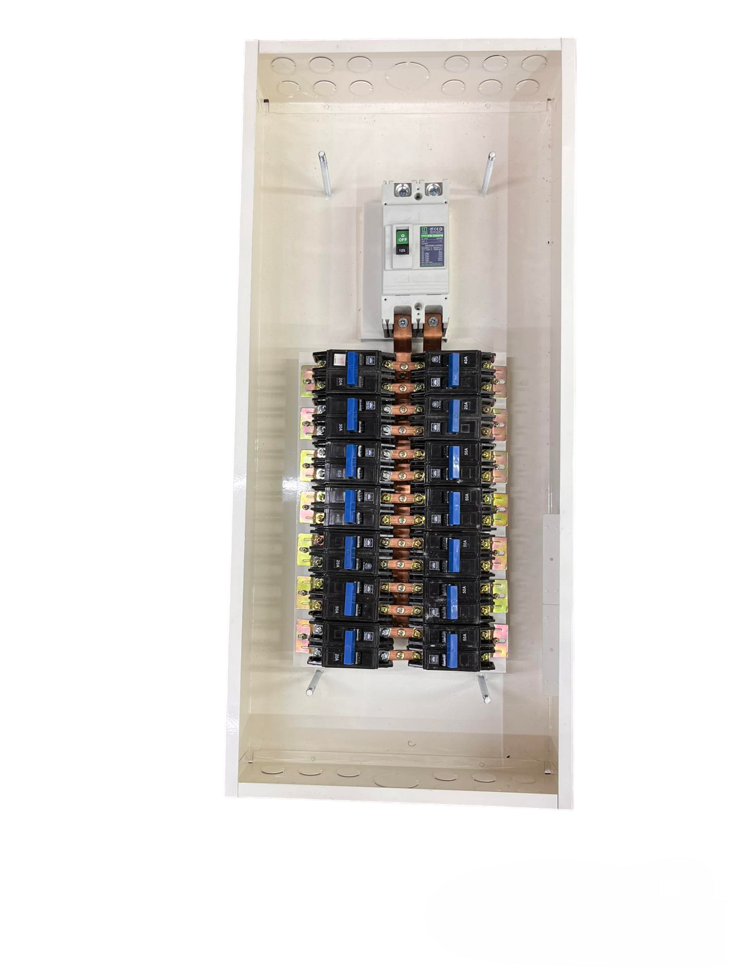 Koten & Taiyou Panel Board 225A 2 Pole Main 250SPS with 14 Branches 2 Pole Bolt On