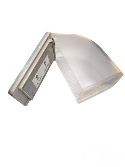 Omni Weatherproof Duplex Universal Outlet 16A 250V with Stainless Plate WPP-605+WWP-113S+WWU-402