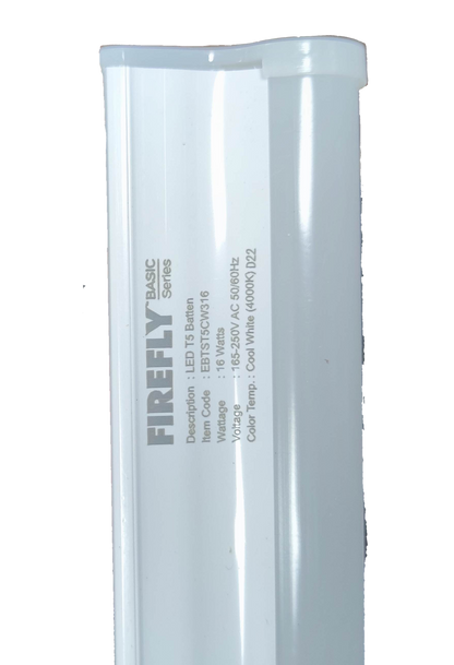 Firefly 16W T-5 LED Batten Cool White 4000K 220V 1175mm Length
