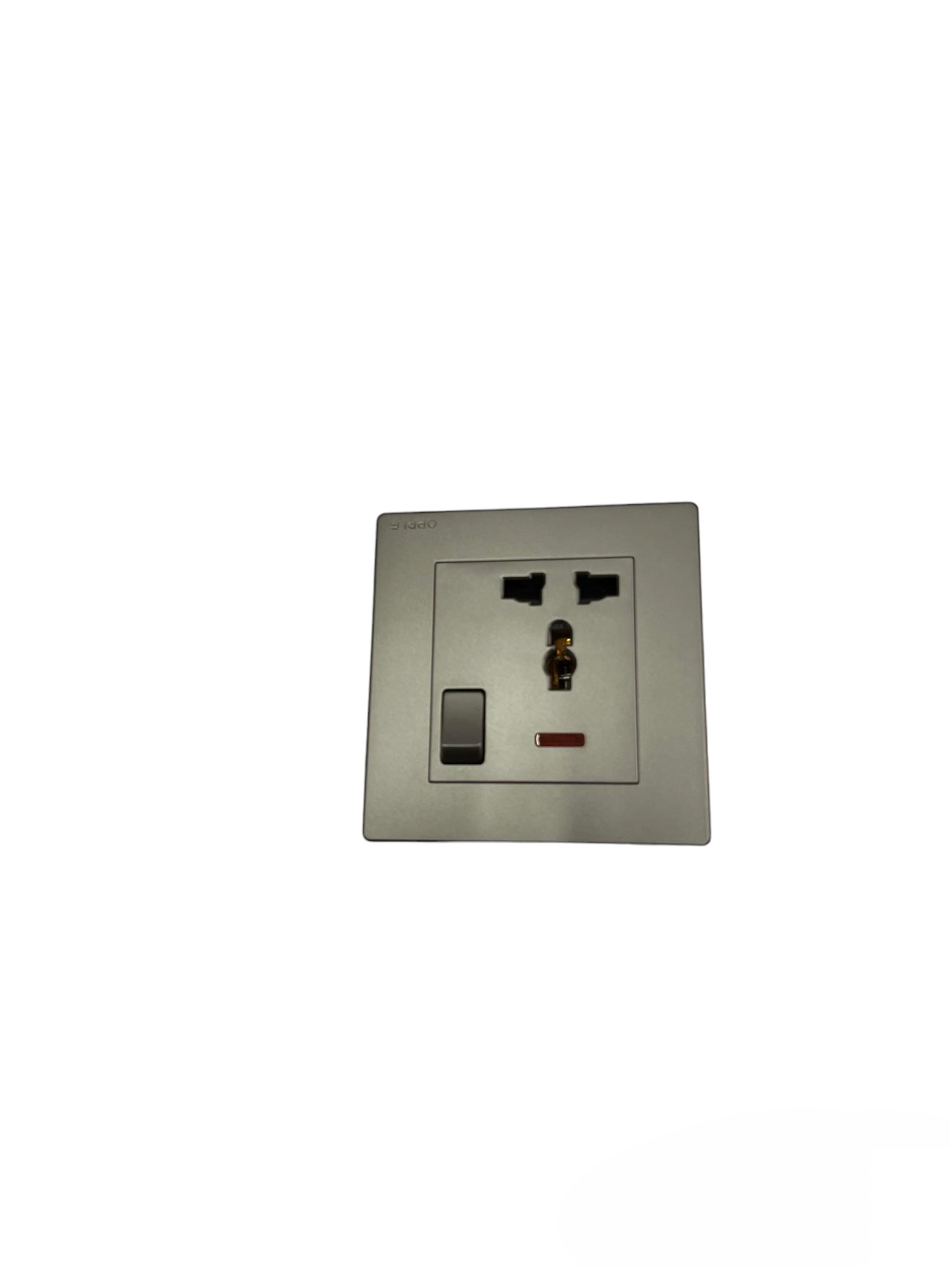 Opple Universal Outlet with Ground 16A 220V  with Indicator and Switch Control Gray 16A 220VF021691A