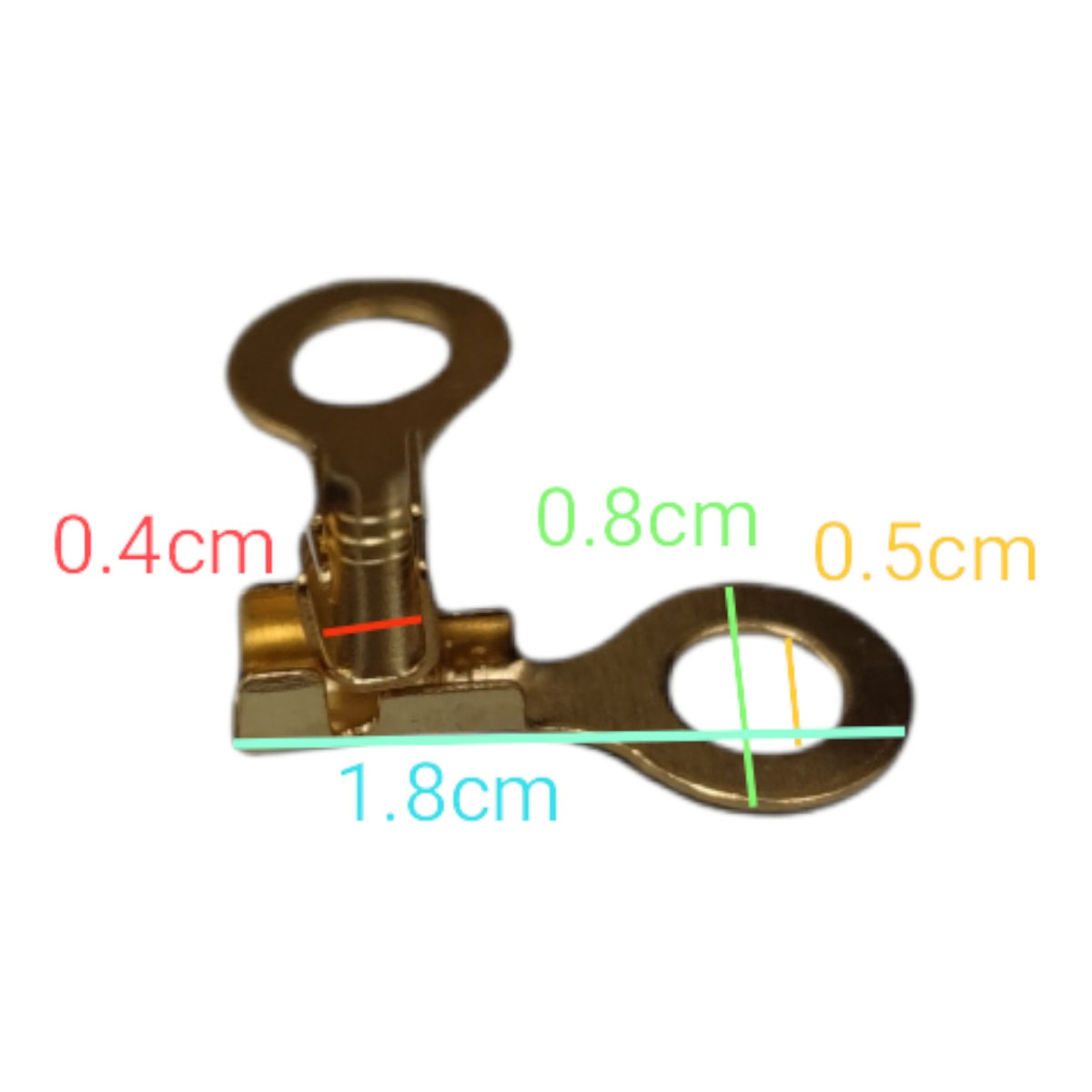 Ring Terminal 2.0mm wire 5mm Hole Size (10PCS) , Round Terminal 2.0mm