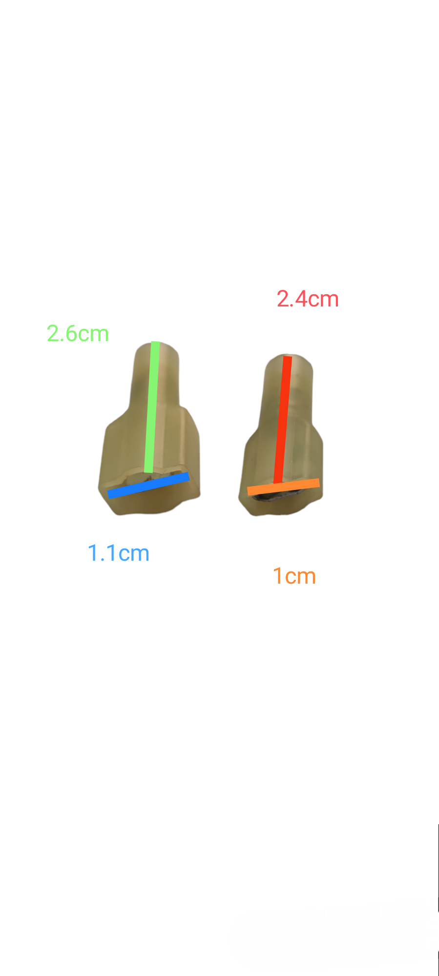 Insulated Terminal Lug Connector Male / Female ( 10PCS)