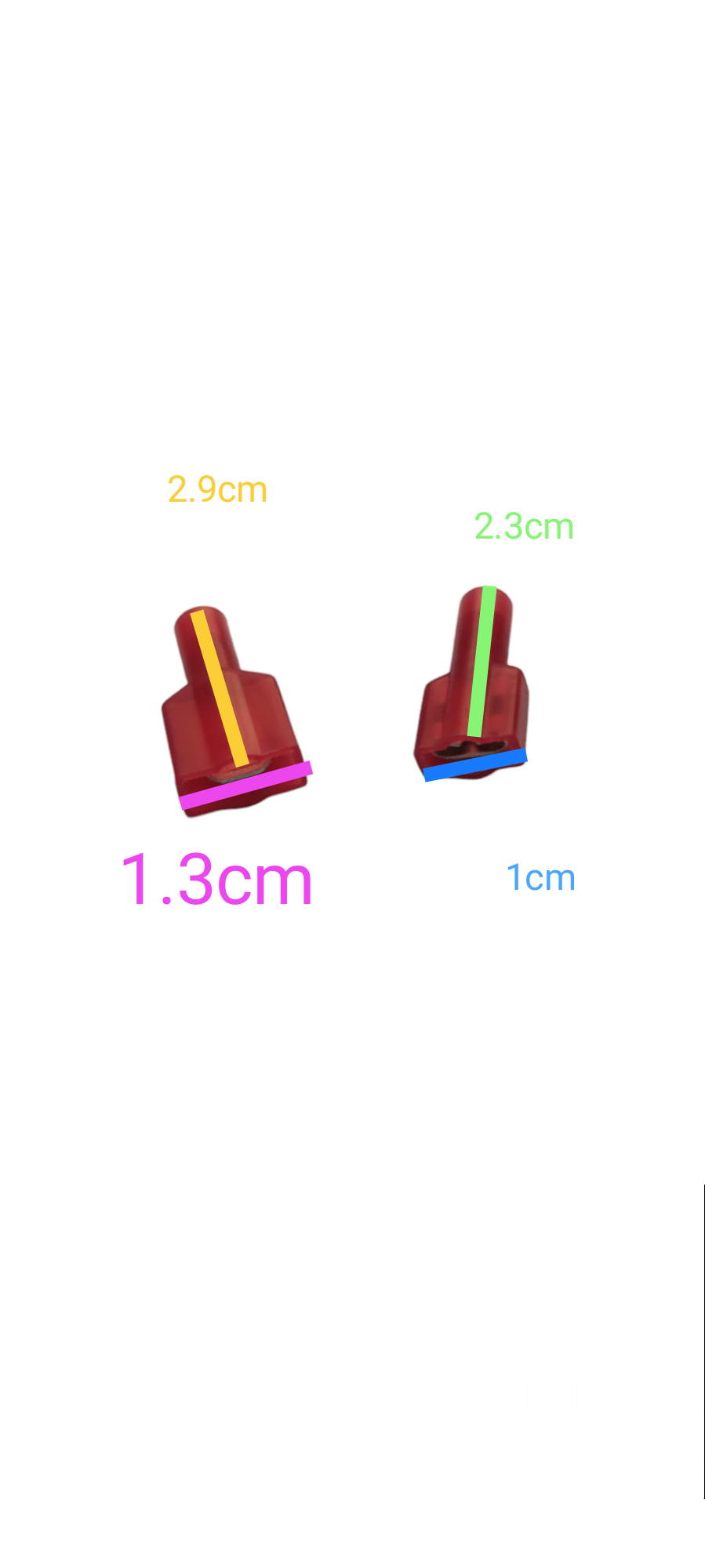 Insulated Terminal Lug Connector Male / Female ( 10PCS)