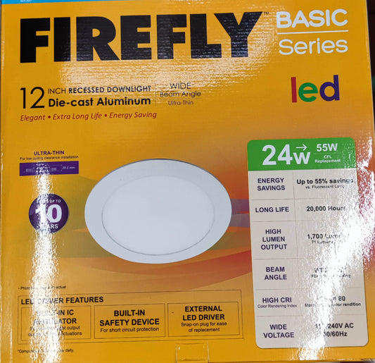 Firefly 24W LED Downlight 220V Daylight