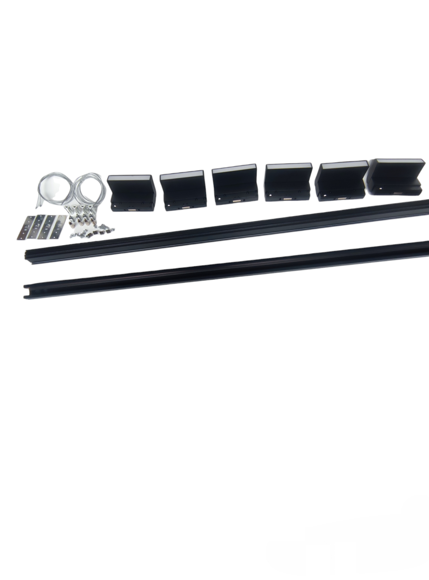 ILLUMIQ TERRA LED Magnetic Track Light 2 Meters 26mm with 6pcs LED Foldable Flood Track Light 220V Warm White 3000K