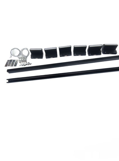 ILLUMIQ TERRA LED Magnetic Track Light 2 Meters 26mm with 6pcs LED Foldable Flood Track Light 220V Warm White 3000K