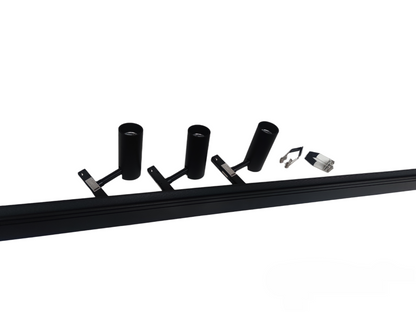 ILLUMIQ TERRA LED Magnetic Track Light 1 Meter 50mm with 3pcs 12W LED Spot Track Light Cool White 4000K 220V