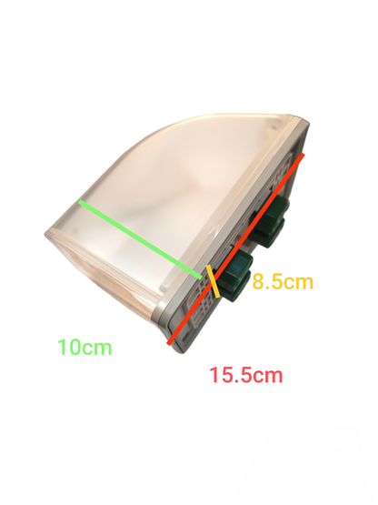 Omni Weatherproof 2 Gang Universal Outlet 15A 250V with Plate Cover WPP-605+WWP-112+(WWU-200x2)