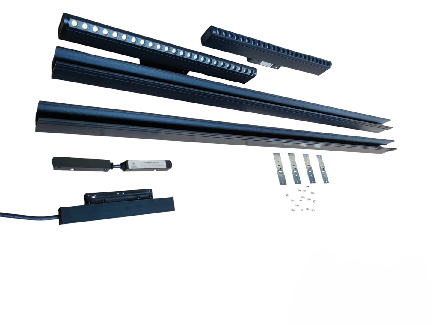 IILUMIQ TERRA Magnetic Track Light 2 Meter 50mm with 2pc 24W LED Rotary Grille Track Light 220V Daylight 6500K